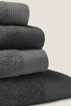 Toalla tocador rizo algodón egipcio 30x50cm.