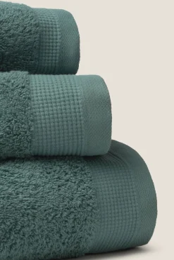 Toalla tocador rizo algodón egipcio 30x50cm.