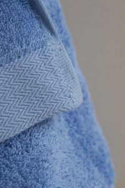 Toalla tocador wonder 550g rizo americano azul 30x50