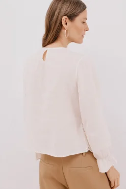 Top combinado crochet