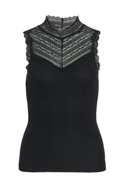 Top con encaje de modal