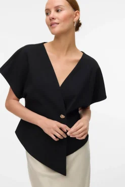 Top de manga corta murciélago