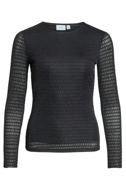 Top de manga larga con textura