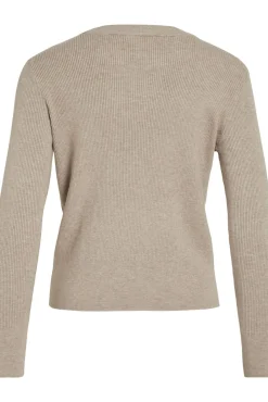 Top de punto canalé