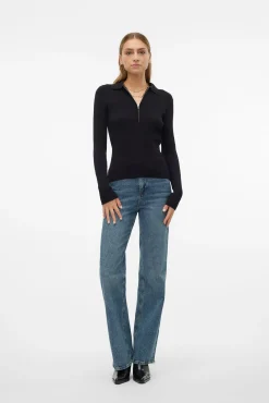 Top de punto estilo polo