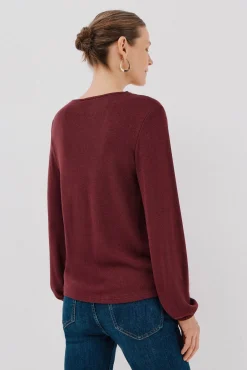 Top detalle puntilla escote