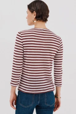 Top estructura rayas