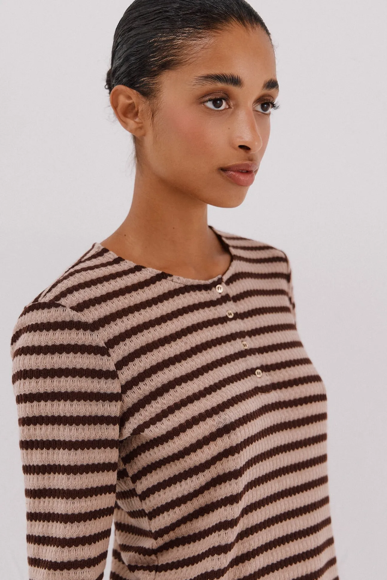 Top estructura rayas