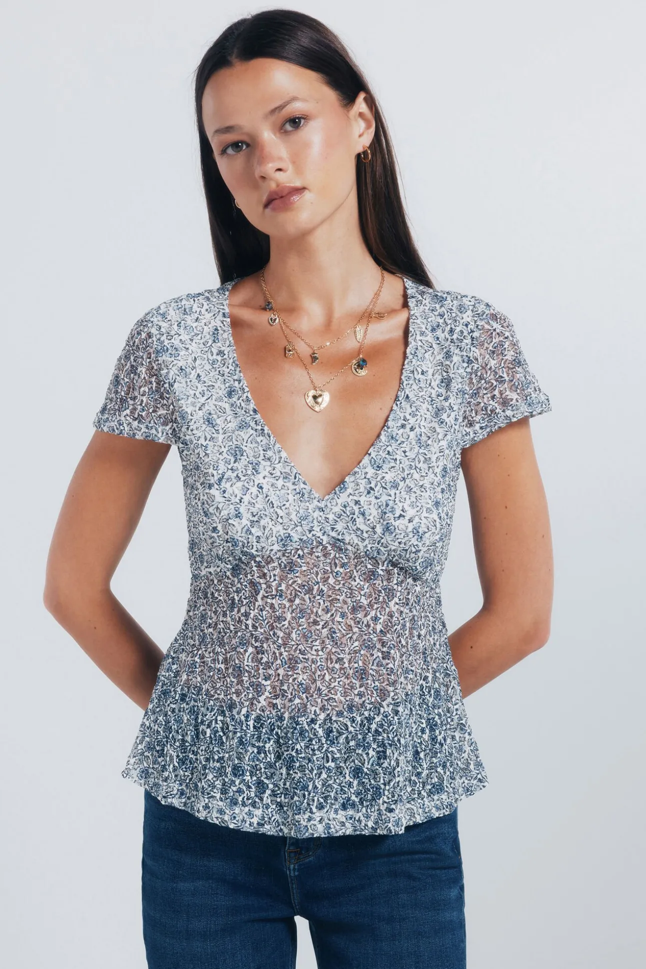 Top florecitas azules