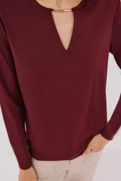 Top pieza dorada escote