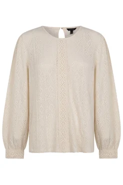 Top rústico puntillas