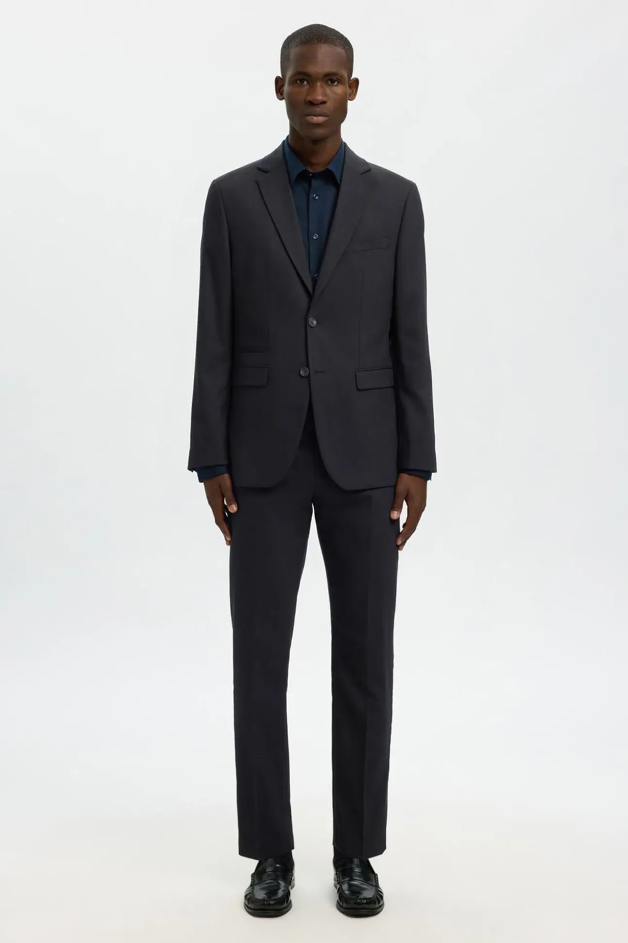 Traje de dos piezas slim fit lana fría