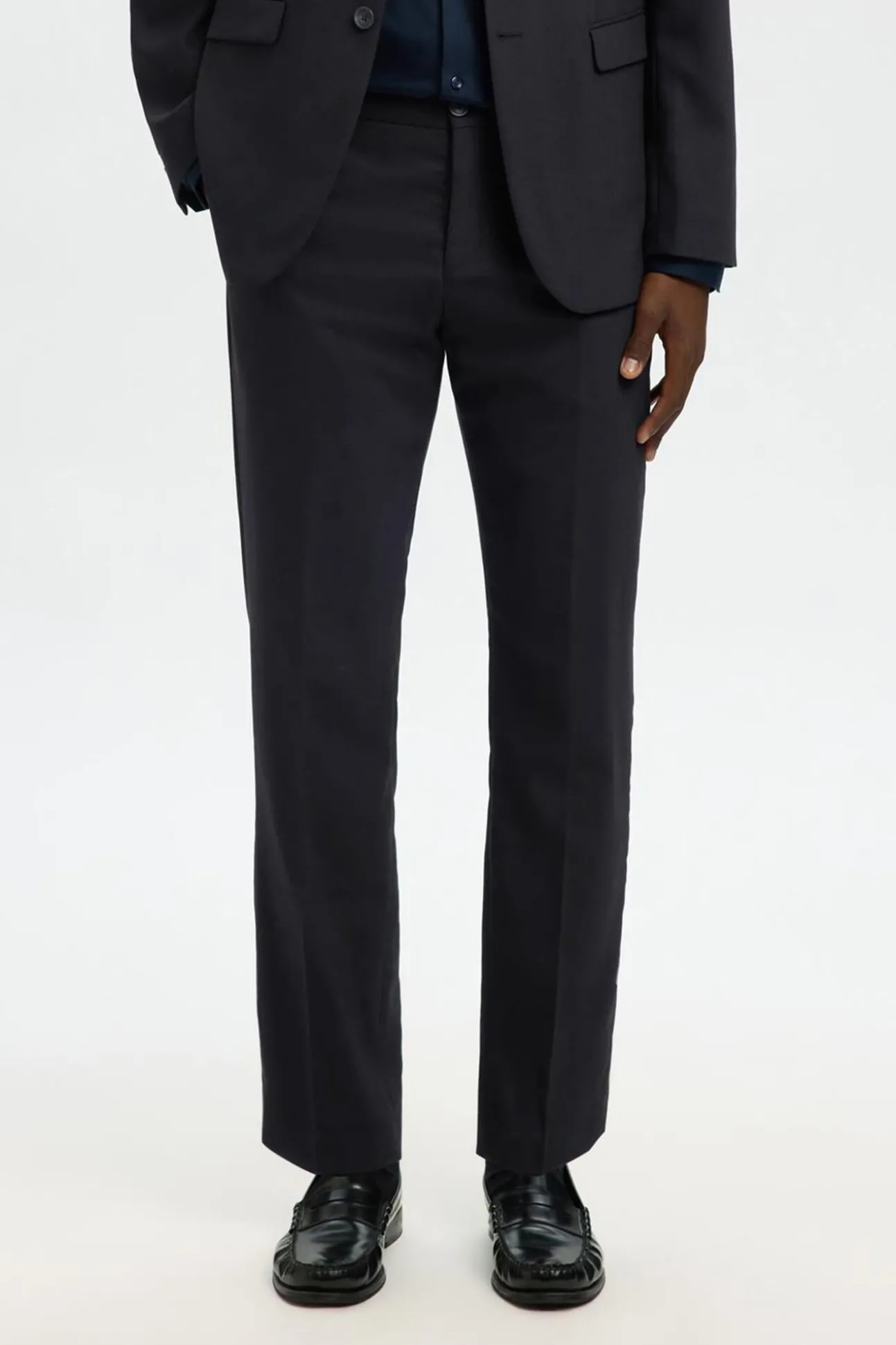 Traje de dos piezas slim fit lana fría