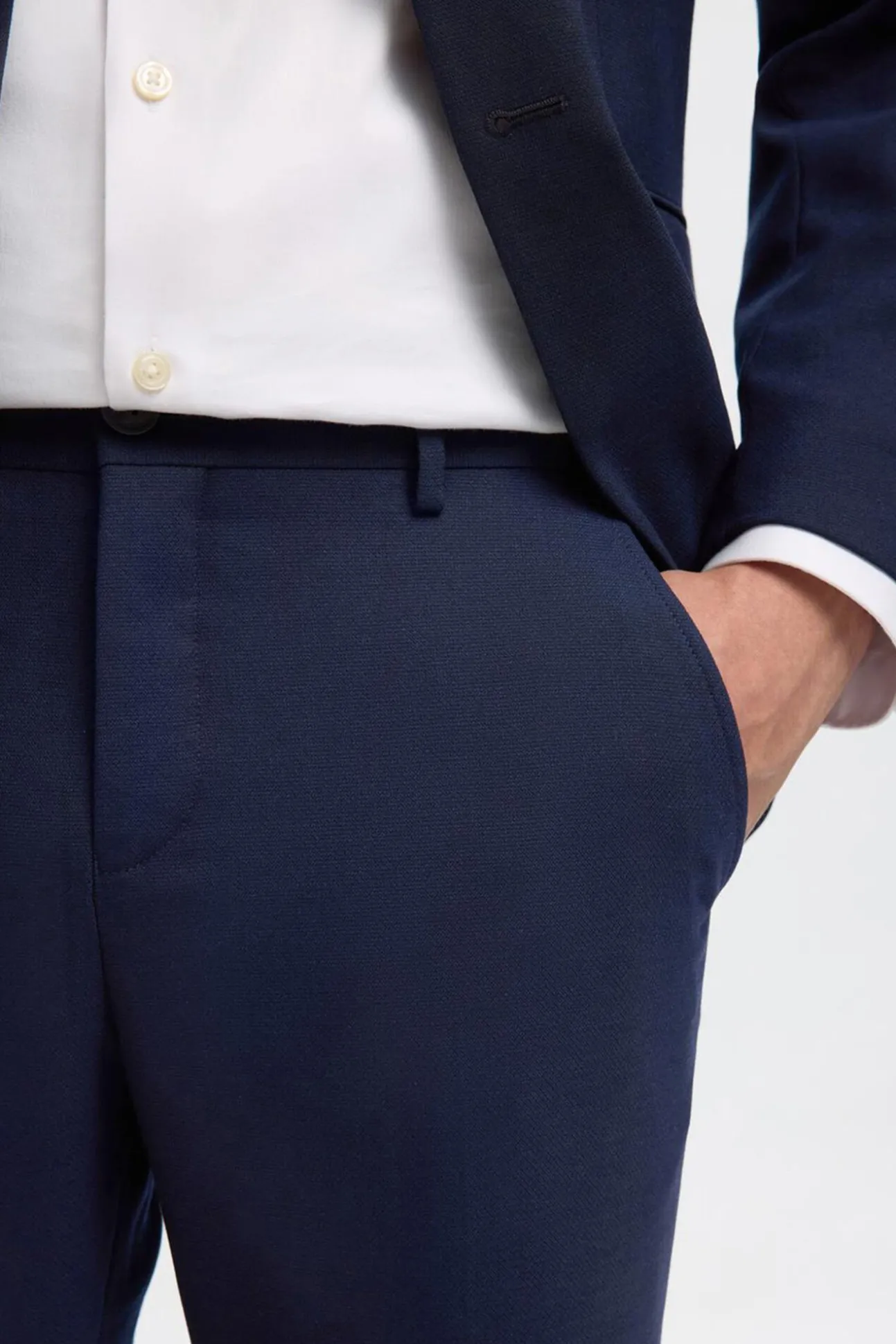 Traje de dos piezas slim fit lana fría