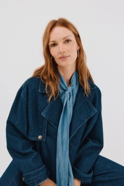 Trench corta vaquera