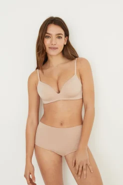 UNIQUE Sujetador triangular push up microfibra