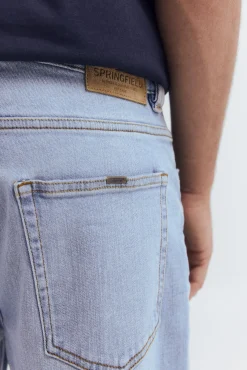 Vaquero lavado claro straight fit