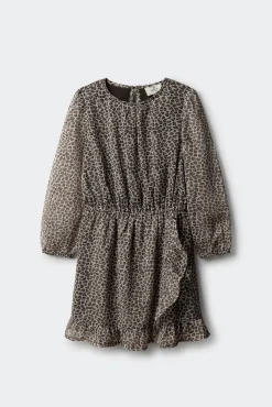 Vestido animal print niña