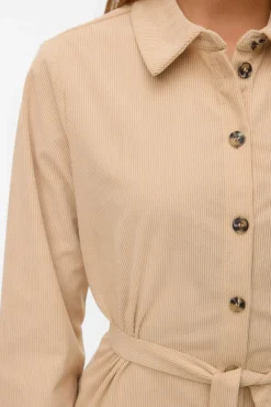 Vestido camisero micropana