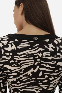 Vestido cenefa punto