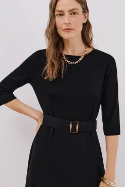 Vestido combinado cinturón