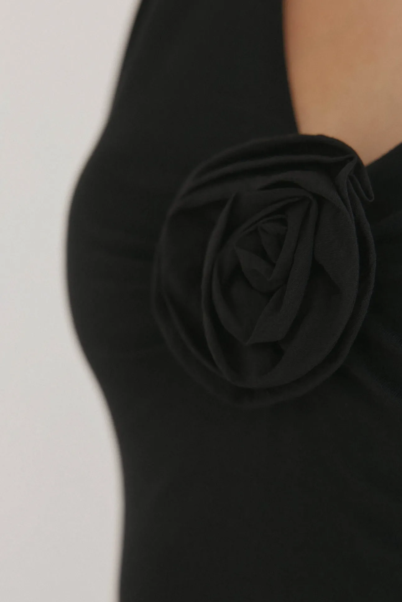 Vestido combinado flor