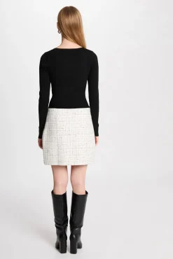 Vestido corto ajustado