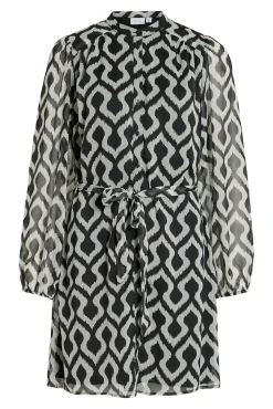 Vestido corto de gasa