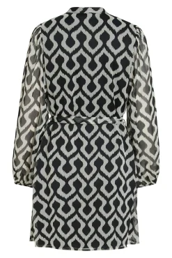 Vestido corto de gasa