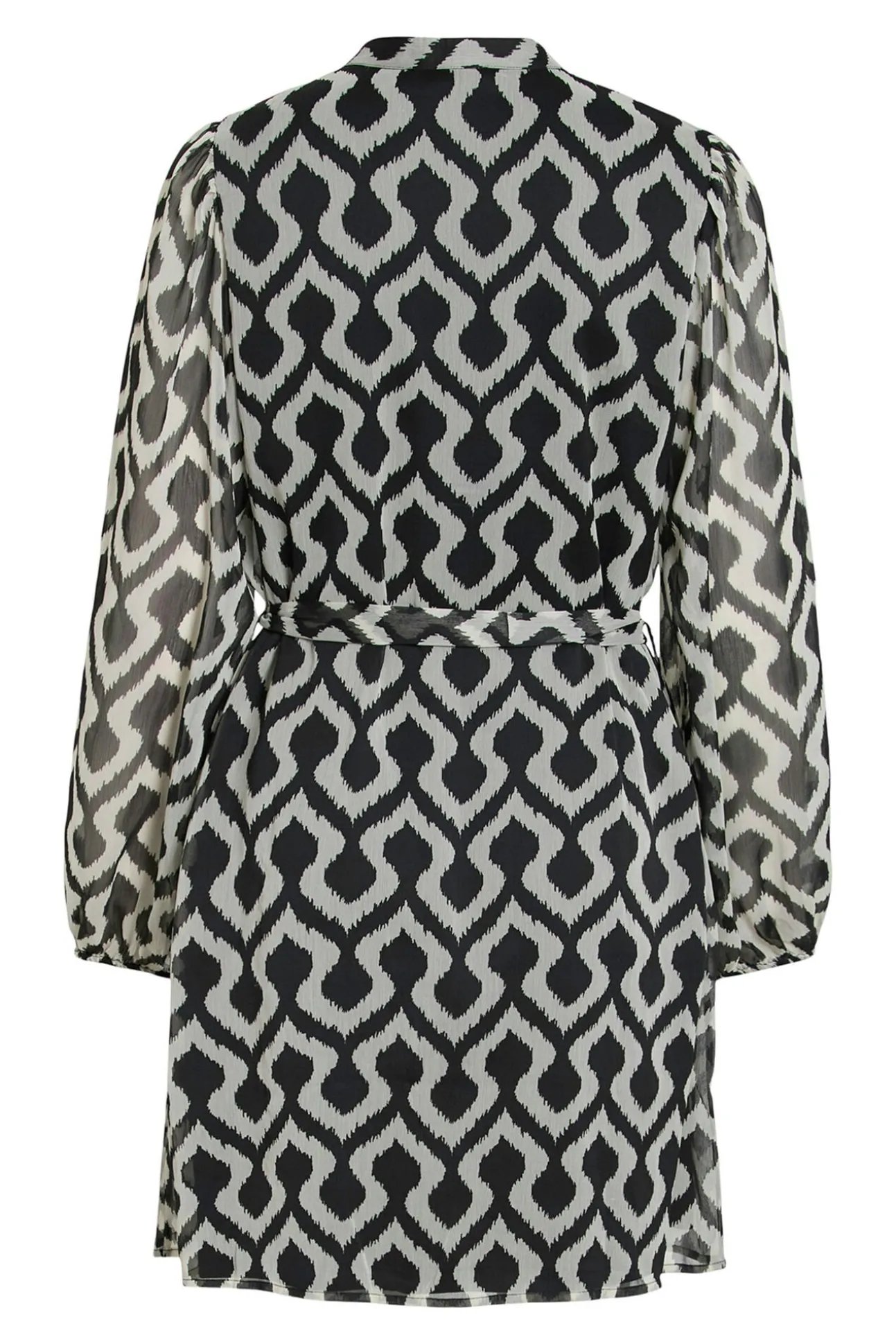 Vestido corto de gasa