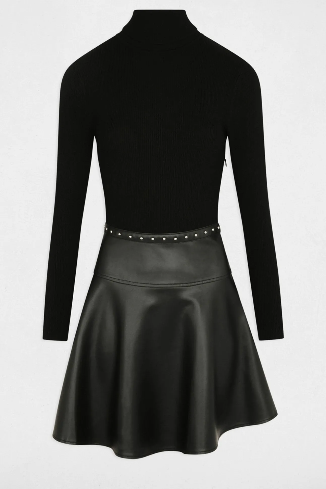 Vestido corto de patinadora