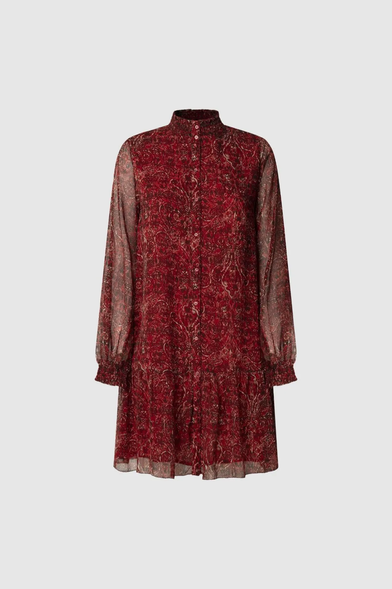 Vestido Corto Estampado Paisley