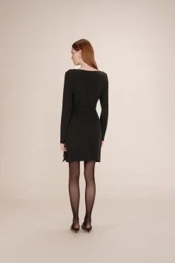 Vestido corto lúrex