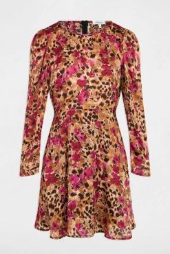 Vestido corto plisado