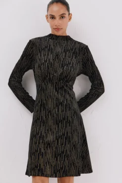 Vestido corto toques brillantes