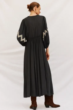 Vestido cuello redondo