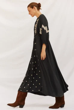 Vestido cuello redondo