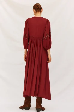 Vestido cuello redondo