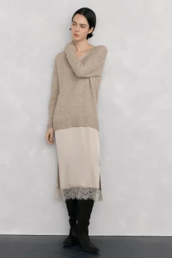 Vestido de punto lencero