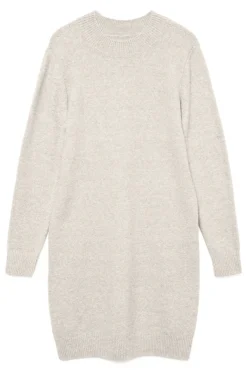 Vestido de punto manga larga talla grande