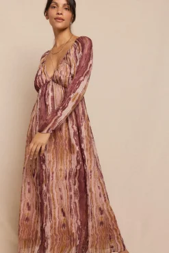 Vestido estampado frunces