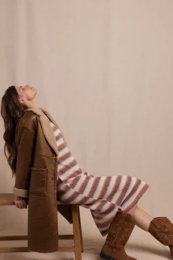 Vestido estructura multicolor