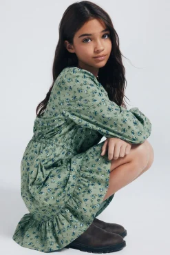 Vestido flores niña