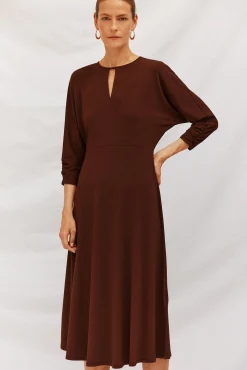 Vestido fluido estampado