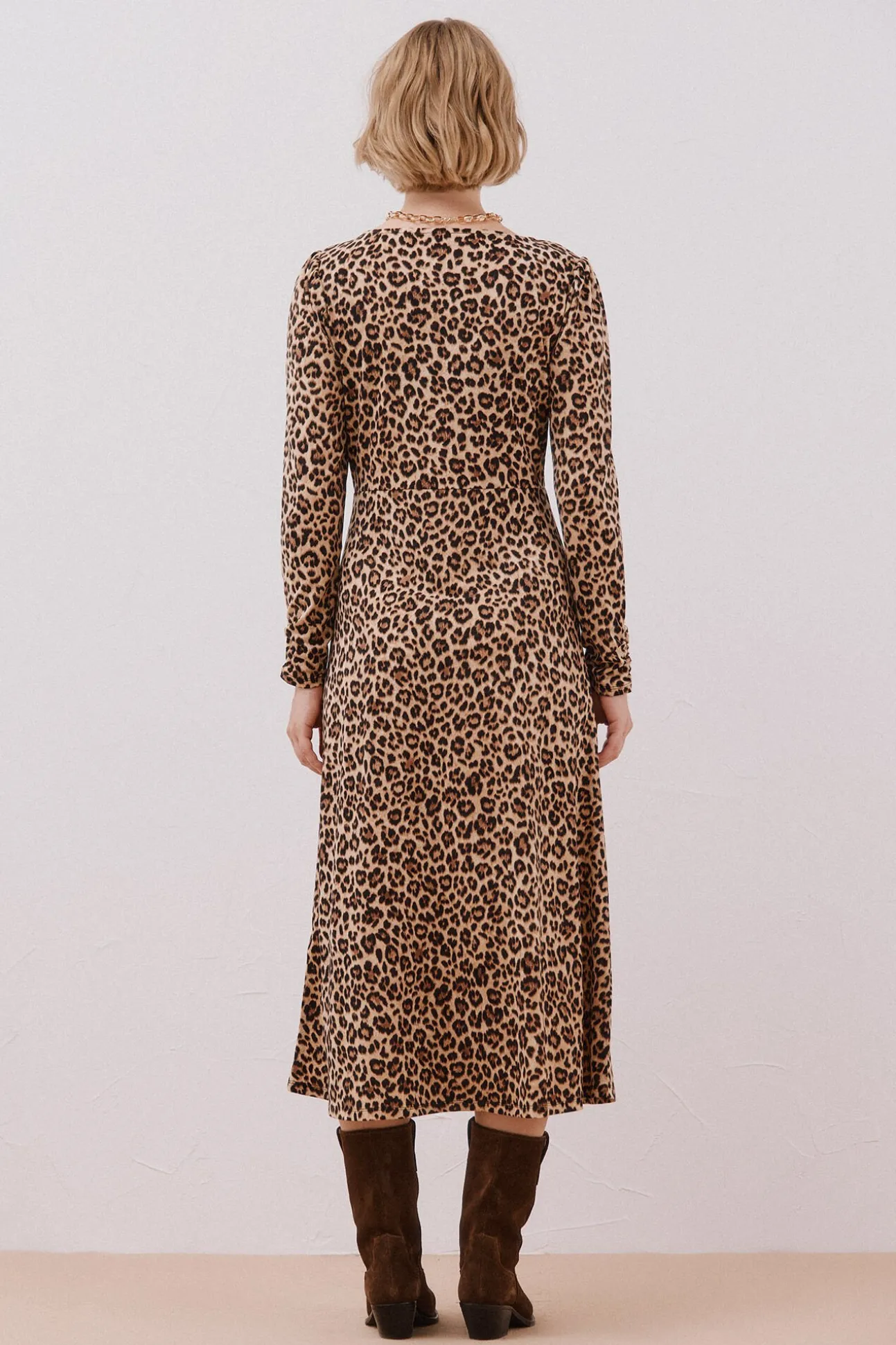 Vestido frunce pecho