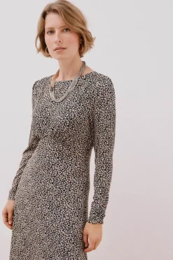 Vestido frunce pecho