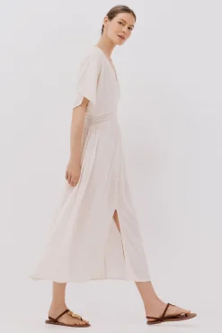 Vestido largo encaje