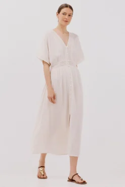 Vestido largo encaje