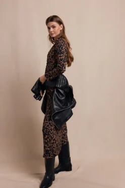 Vestido largo estampado