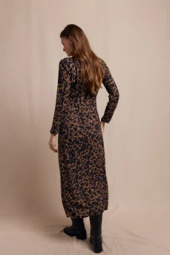 Vestido largo estampado